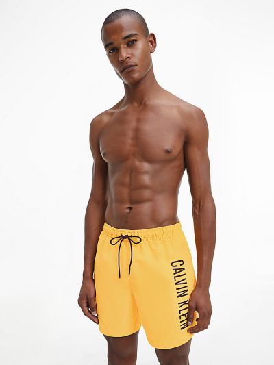 Calvin Klein Fürdőruha HU460911 | Calvin Klein Intense Power Medium Drawstring Férfi Úszónadrág Sárg